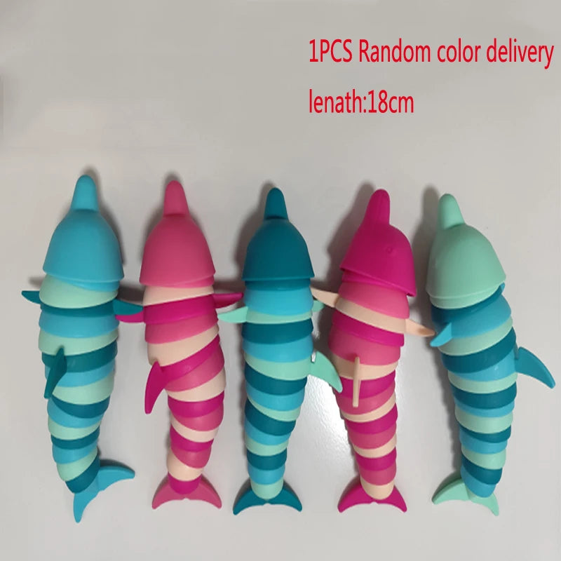 3D Articulated Shark Stress Reliever Hand Toy | Sensory Fidget Toy for Adults and Kid lifestyle view