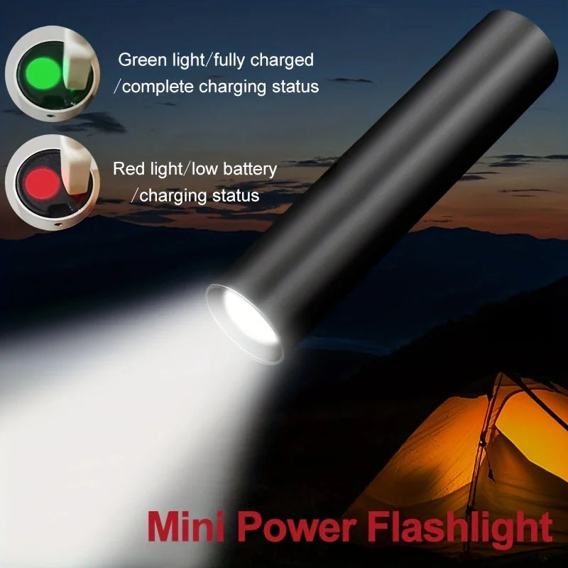 Mini LED Flashlight Q5 Zoom | 400LM Rechargeable Waterproof Torch alternate view