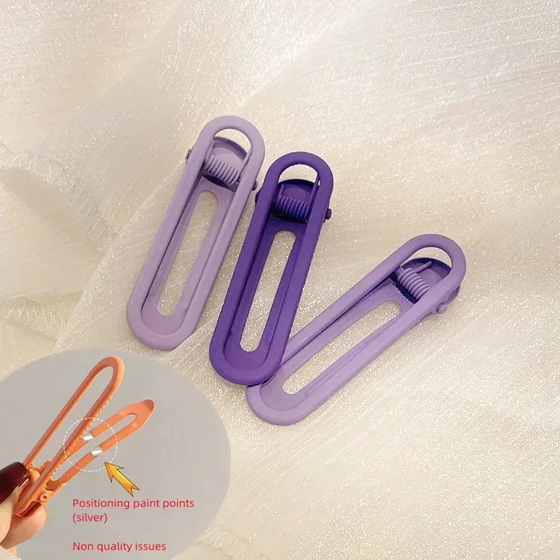 Women 2/3/4pcs Korean Fashion Gold White Pink Glitter Hair Pin Acetate Make Up Hair C alternate view