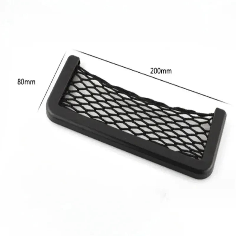 Elastic Mesh Car Storage Bag Set | Black Pocket Net alternate view