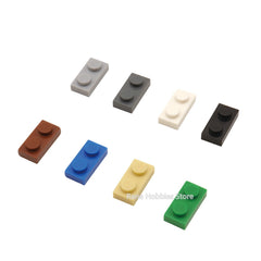 200PCS DIY Building Blocks Thin Figures Bricks 1x2 Dots | Educational Creative Toy Set close-up view