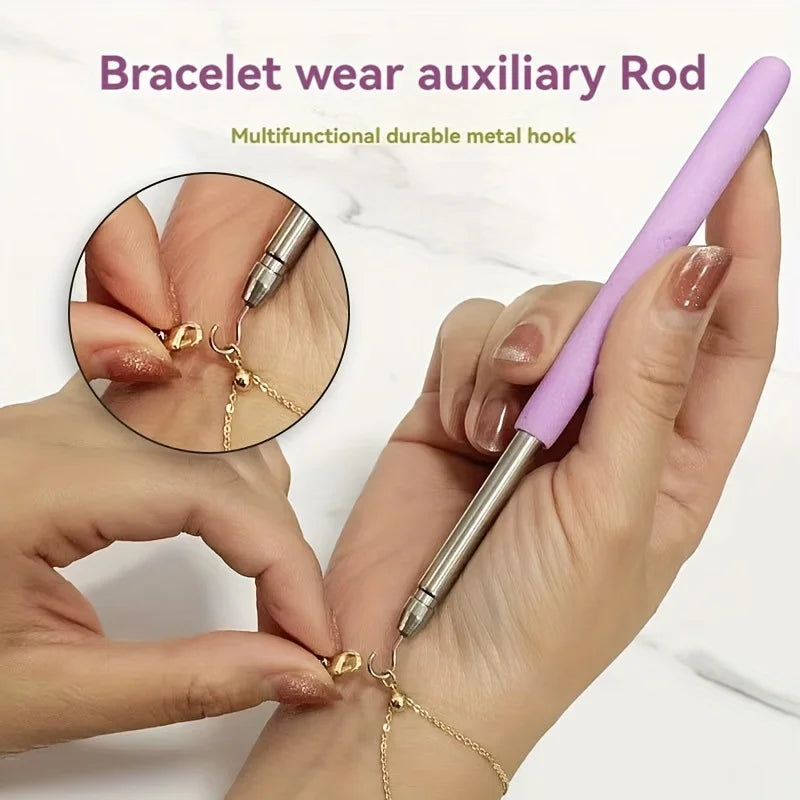 Help Wear Bracelet Tool Partner Jewelry Helper Fastening Aid Quickly Unfasten Hooking Equipment Plie