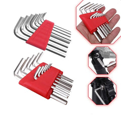 5/8/11 Pcs Metric Allen Wrench Set | Chrome Vanadium Steel Short Arm Hex Key Kit for alternate view