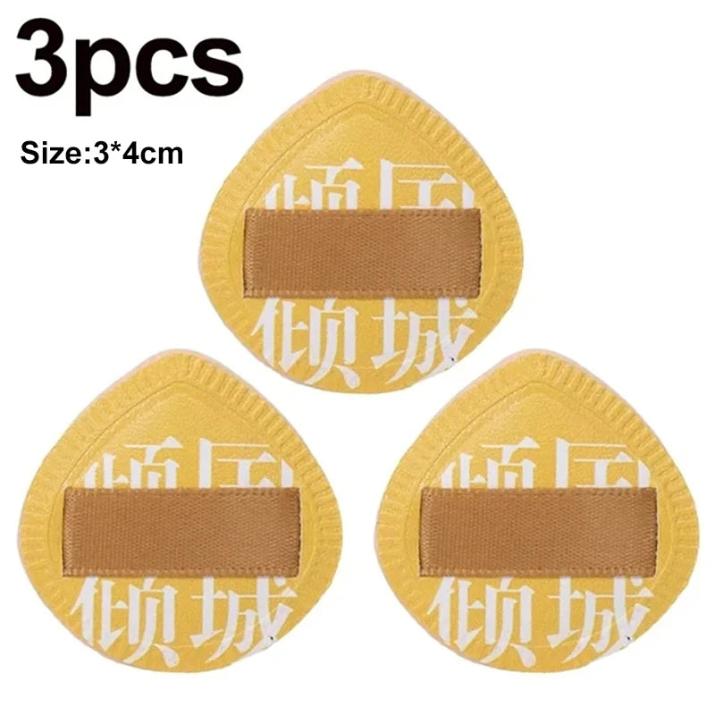3pcs Mini Finger Puff Cosmetic Cushion Puff Concealer Foundation Detail Makeup Sponge alternate view