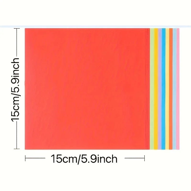 10 Color Cardstock Paper Pack | 100 Sheets for Origami, Crafts and Sewing alternate view