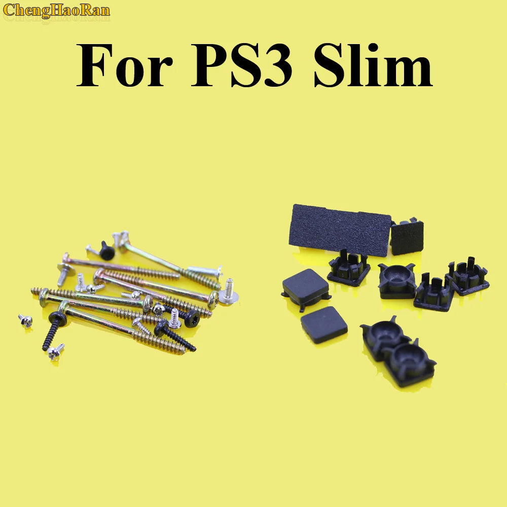 PS3 Slim Screw and Rubber Feet Set | Replacement Repair Kit alternate view
