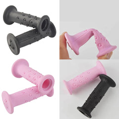 1 Pair Rubber Children Bike Soft Handlebars Grip Rubber Handle Cove For 19mm Handlebar 3.6inch Child