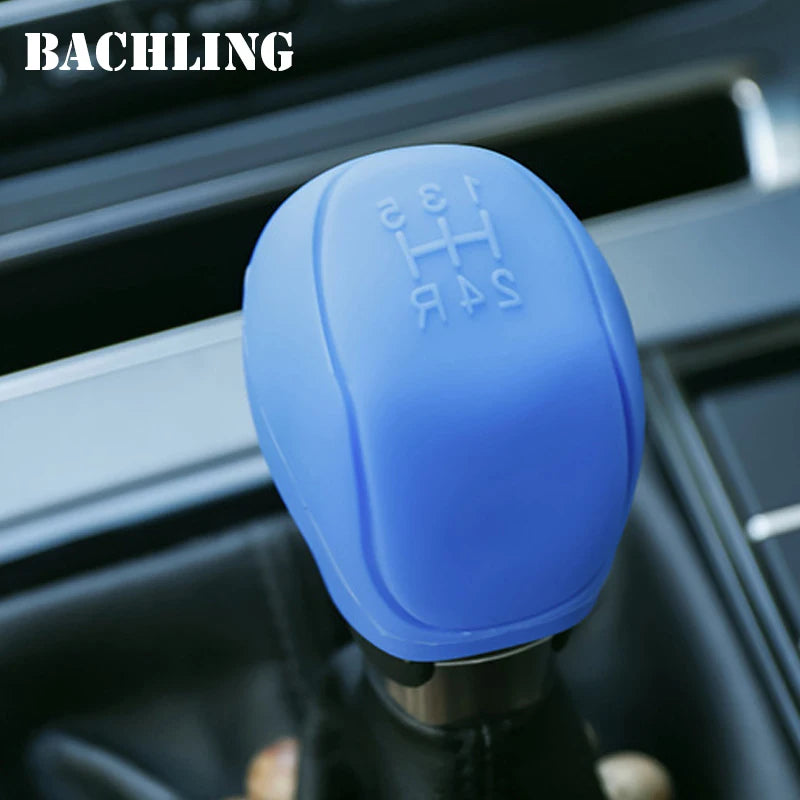 1PC Manual 5/6-speed Car Interior Accessories Car Silicone Gear Shift Knob Cover Shift N detail view
