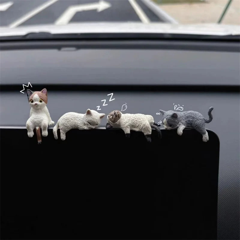 Mini Chickens Car Rearview Mirror Decor detail view