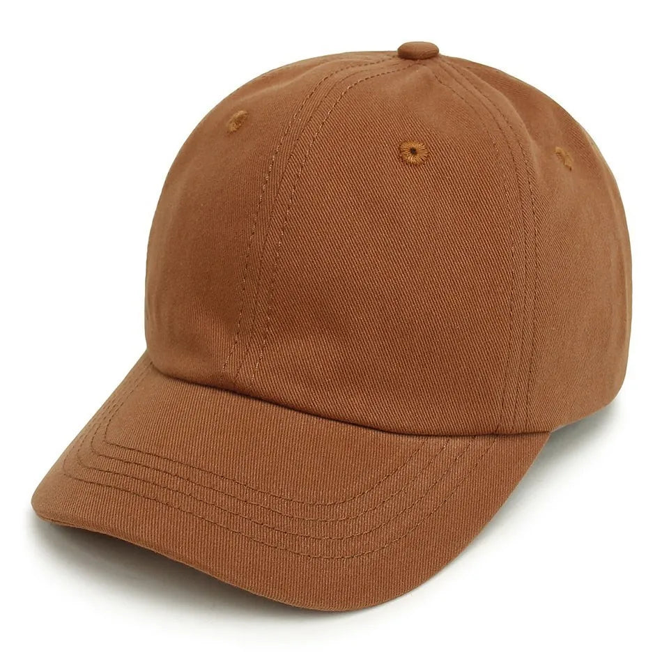Baby Baseball Cap for Toddler | Low Profile Sun Hat with Adjustable Strap detail view