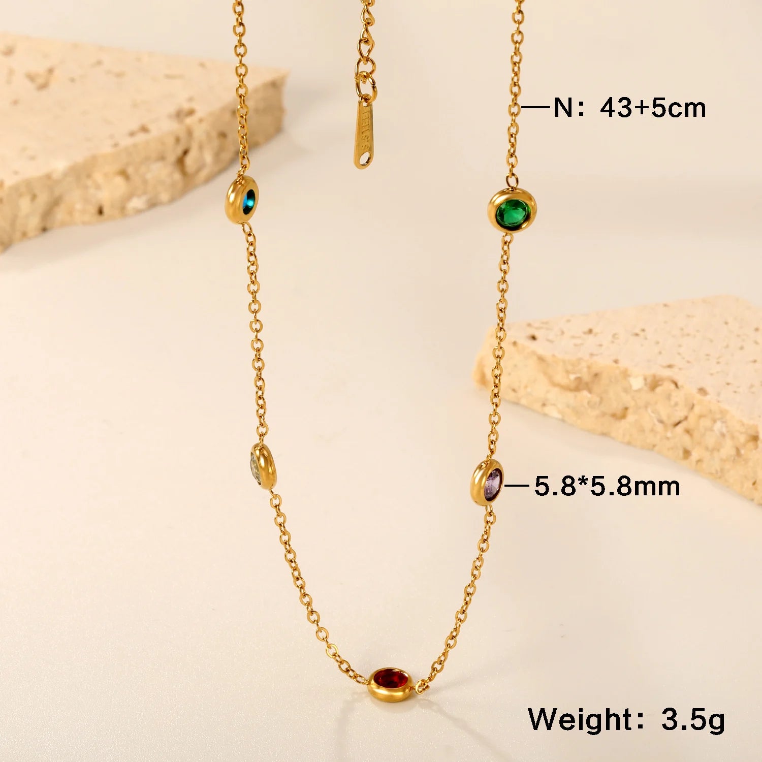 Teardrop Necklace Waterdrop Pendant | Minimalist Stainless Steel Jewelry for Women