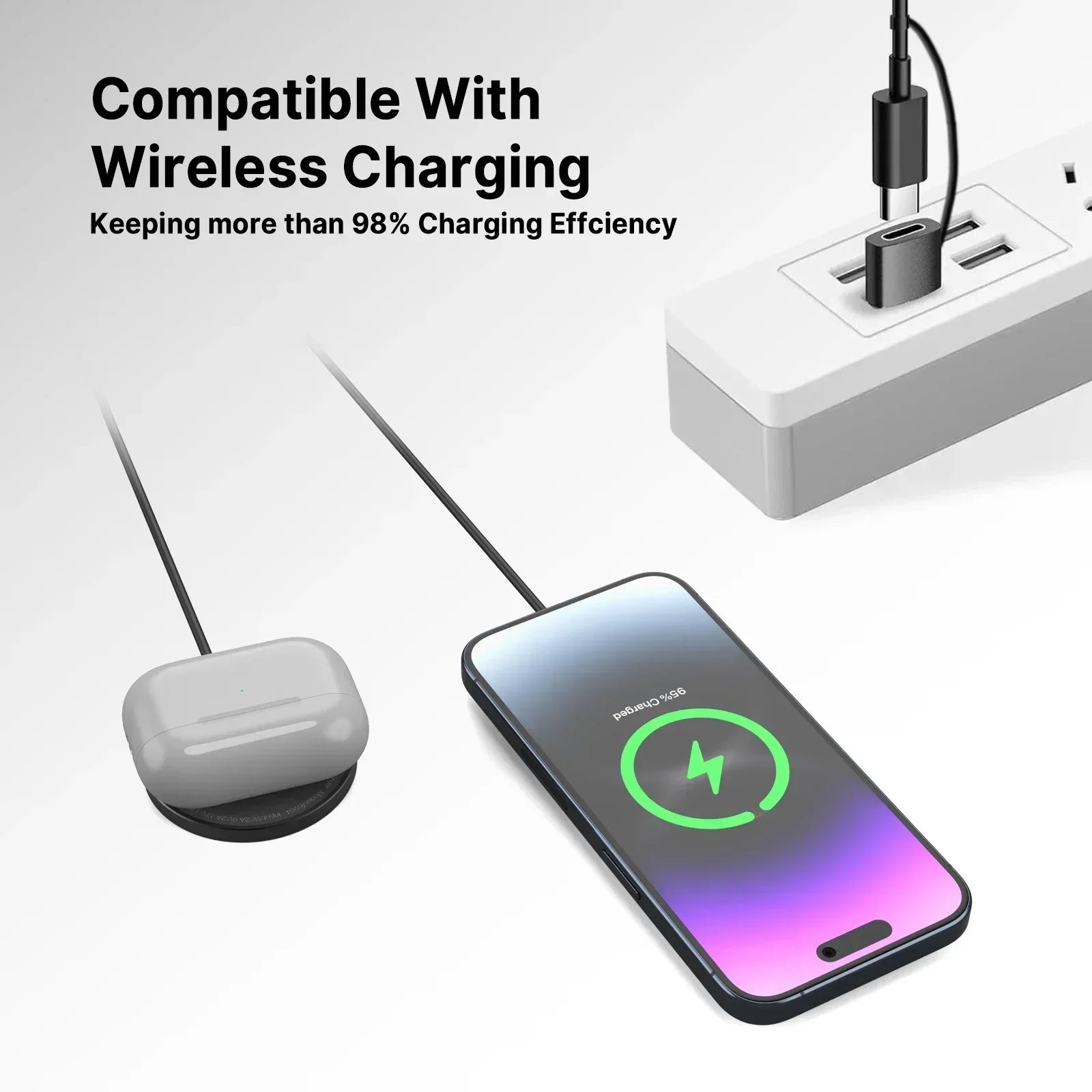 30W Magnetic Wireless Charger PD Type-C Fast Charging Pad - Onlytenbucks.com