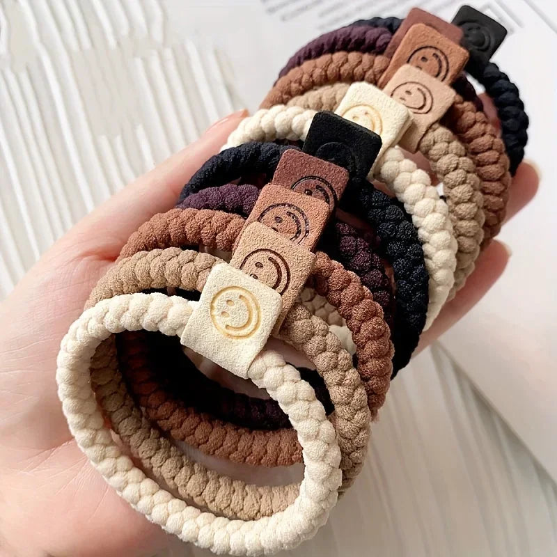 Korean Strong Women Hair Scrunchies Girls Elastic Hair Rubber Bands Ponytail Hair Holders/Gum /Tie A