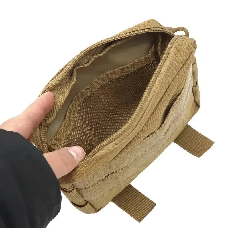 Molle Utility EDC Waist Bag Tactical Pouch Medical First Aid Bag Belt Pouch Outdoor Sports Hunting B