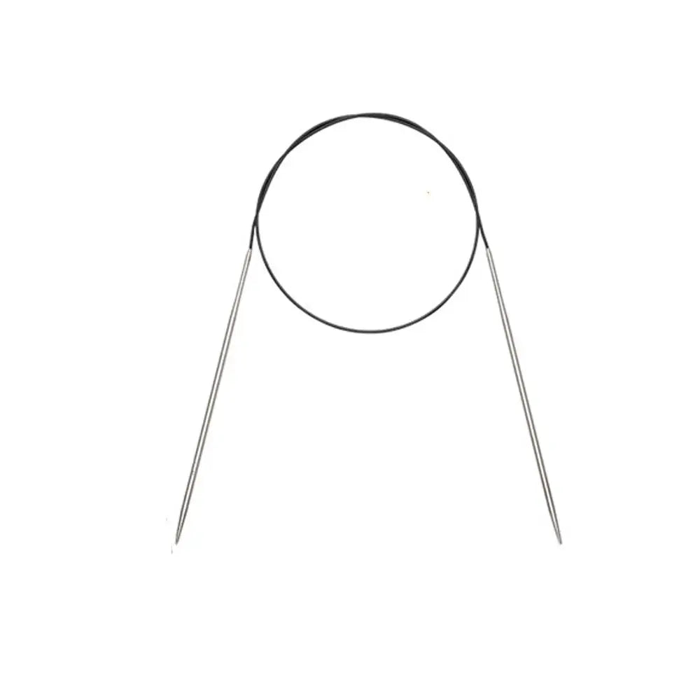 40/100cm Circular Knitting Needles Metal Needles Stainless Steel Crochet Hook DIY Crafts detail view