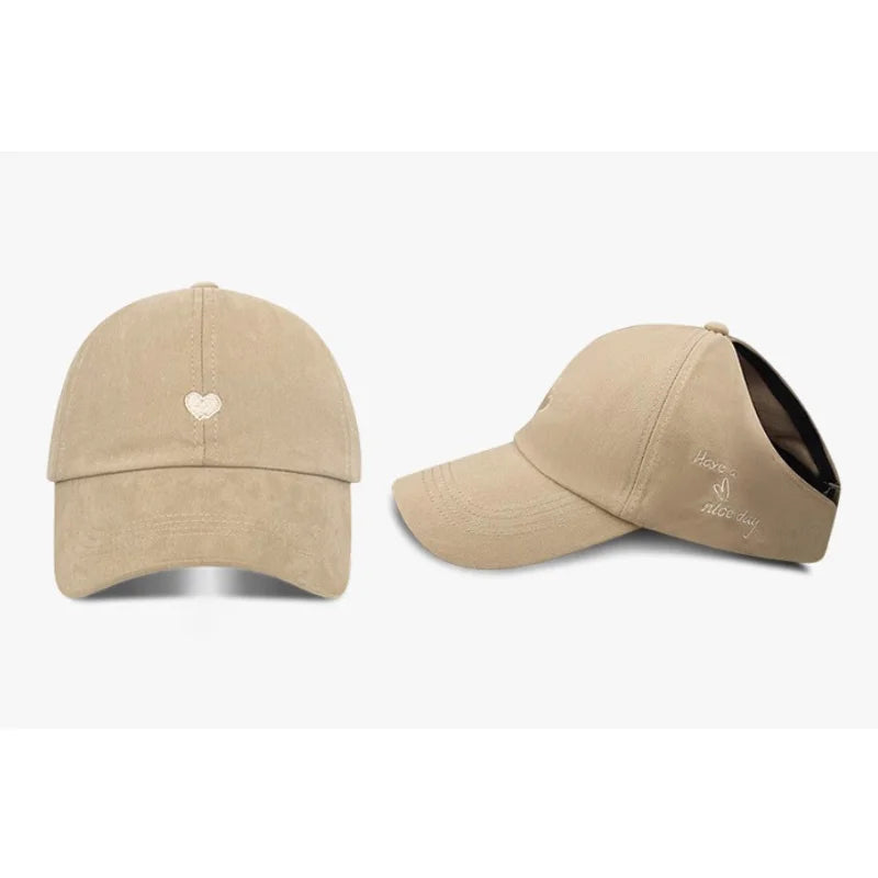 Summer Ponytail Baseball Cap | Breathable Outdoor Sun Hat for Women lifestyle view