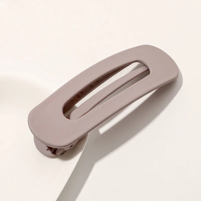 Korean Frosted Large Hair Clips For Women Girl Hair Accesories Fashion Color Solid Ac alternate view