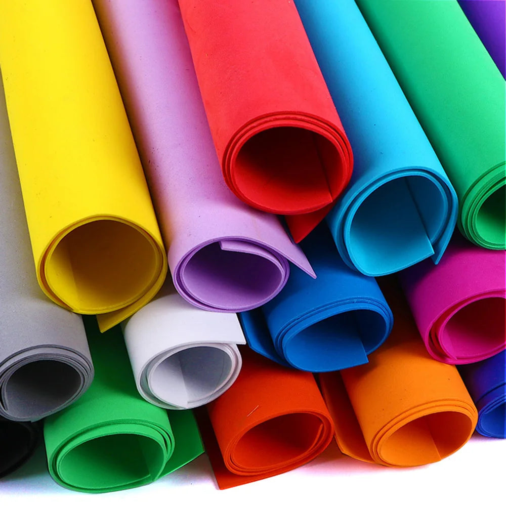 Colorful EVA Foam Sheets 2mm | 50x50cm Craft Foam Paper for DIY Projects additional angle