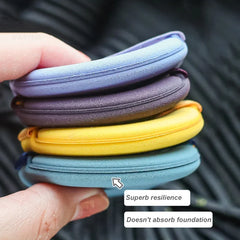 3Pcs Makeup Sponge Puff Set Soft Cotton Face Base Cushion Puffs Washable Velvet Makeup P detail view