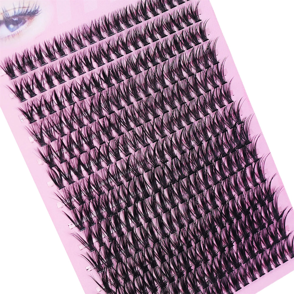 280pcs 40D Clusters False Eyelashes DIY Volume Individual Wispy Fluffy Lash Extension alternate view