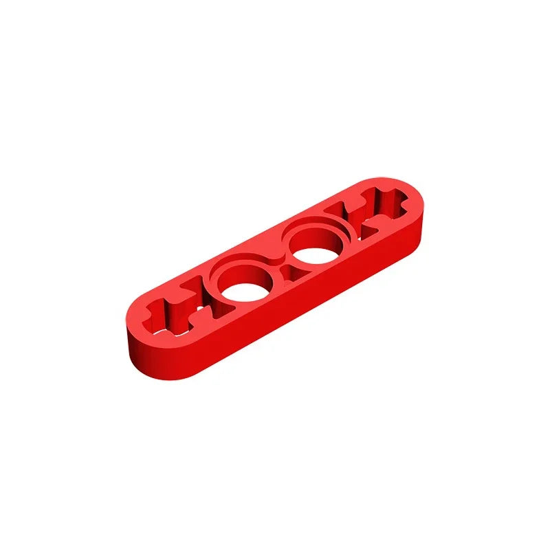 Gobricks GDS-690 Technical Liftarm Thin 1 x 4 with Axle Holes | Compatible Building Bloc detail view
