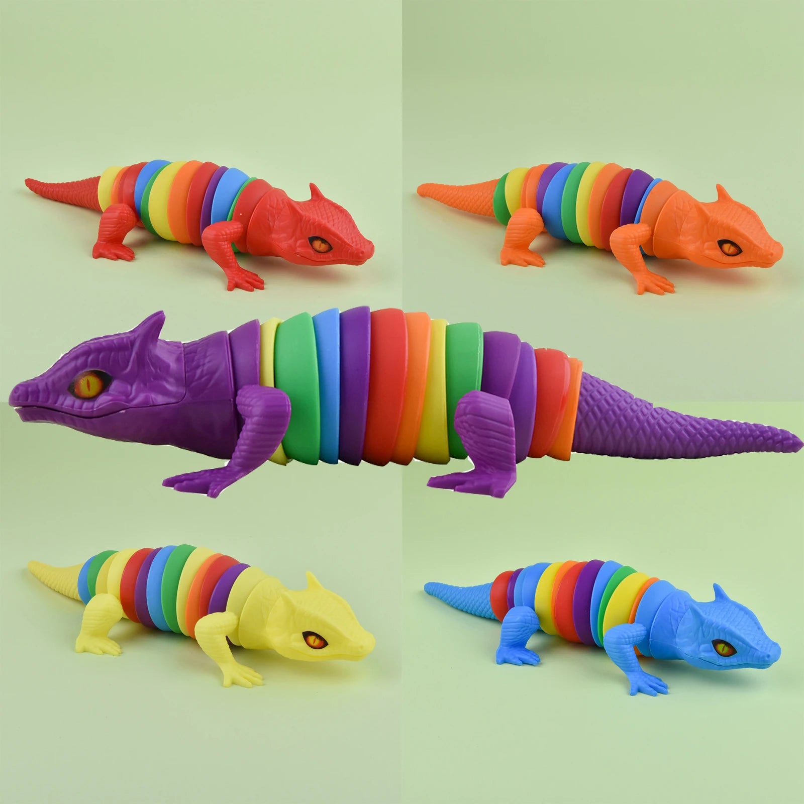 2025 New Fidget Slug Toy for children 3D Colorful Sensory Slug Relieves Fun Decompressio detail view