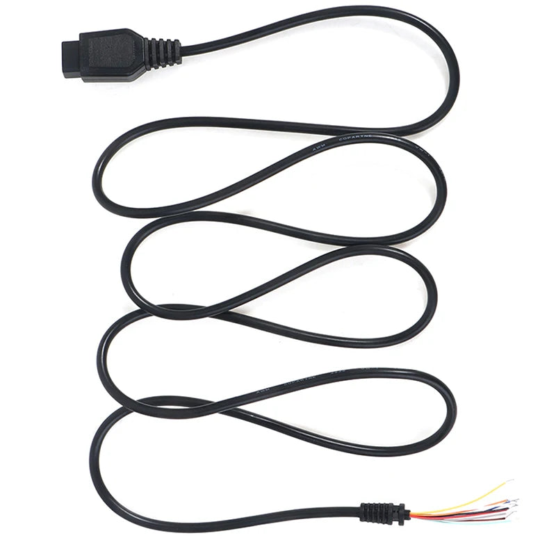 9 Pin 1.5M Extension Cable for Sega Genesis 2 MD2 Controller | Gamepad Cord detail view