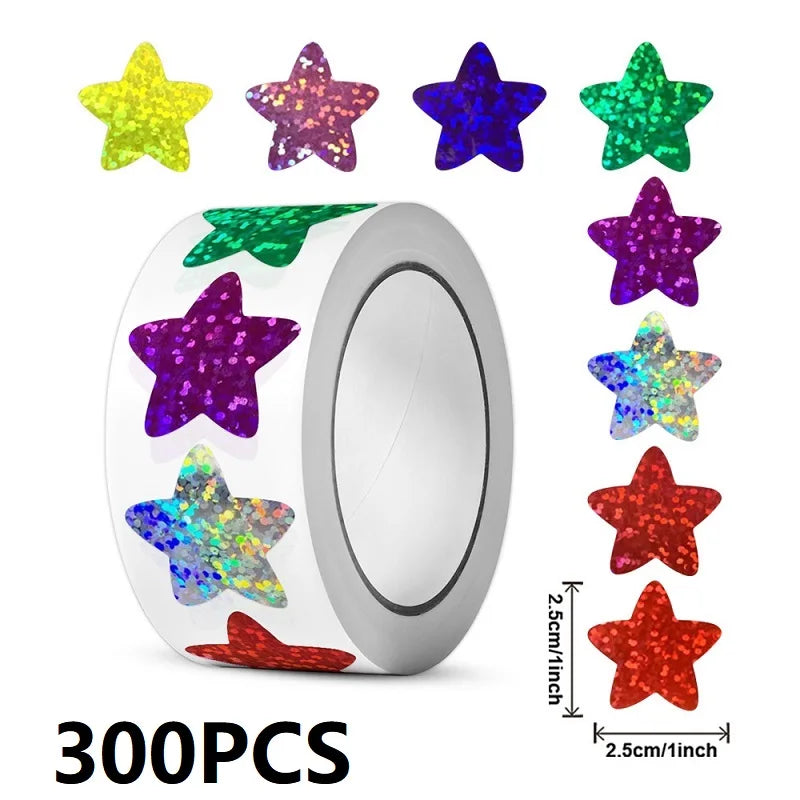 100-500PCS Thank You Stickers | Heart Shaped Merci Labels for Packaging and Gifts detail view