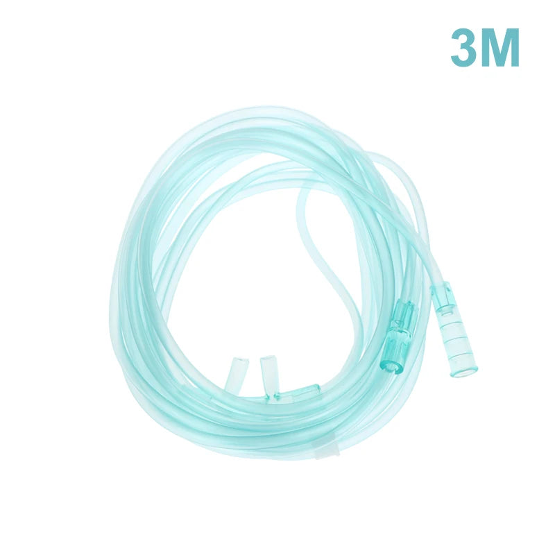 1.5m 3m 5m Nasal Cannula Oxygen Tube | Disposable Plastic Oxygen Tubing for Home and H close-up view