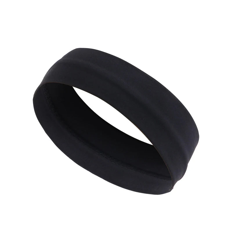Men Sport Elastic Headbands Thick Non-Slip Sweatband Sports Gym Headband Women Men additional angle