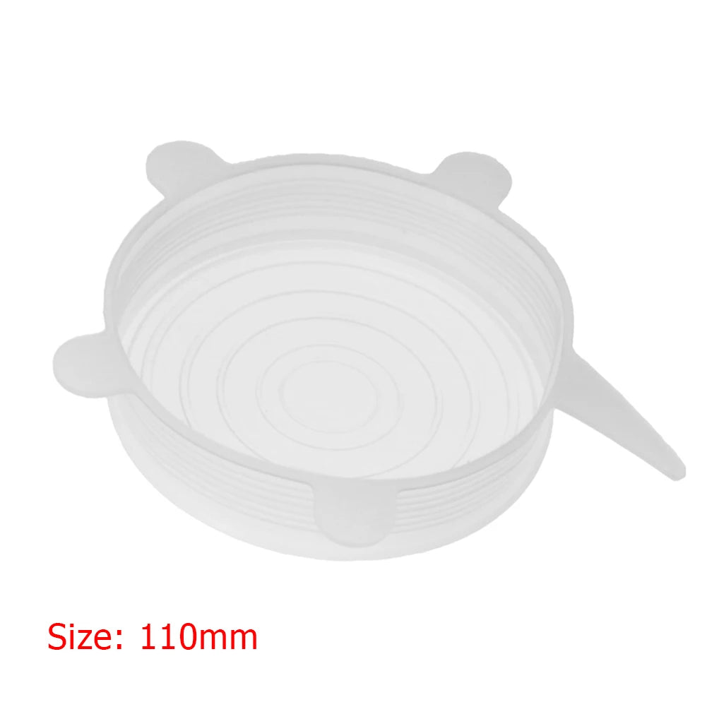 5-1Pcs Silicone Can Covers Reusable Small Silicone Stretch Lids Silicone Jar Lids Foo alternate view
