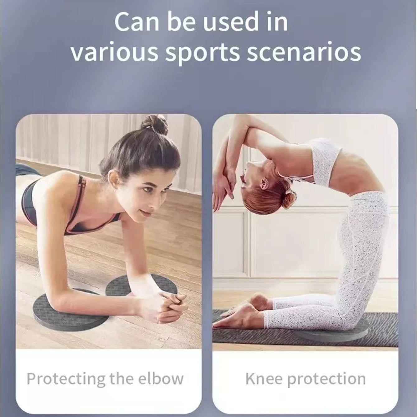 2 Pack Yoga Knee Pads | Thick TPE Foam Cushion for Knees Elbows and Wrists alternate view
