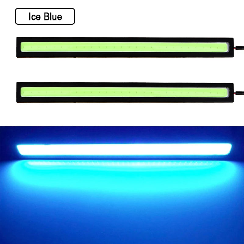 17cm Super Bright COB LED Fog Light Bulb | 12V 6500K Daytime Running Light Strip fo additional angle