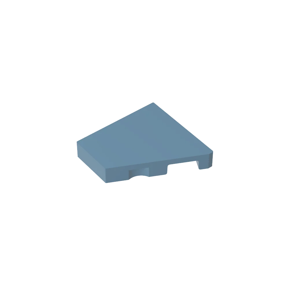 Gobricks GDS-2231 Tile Special 2 x 2 Pentagonal (Right) | Compatible Building Block for detail view