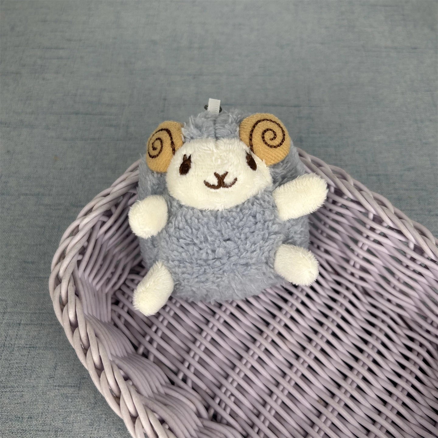 Cute Plush Sheep Keychain Soft Lamb Doll Pendant Backpack Charm Lovely Animal Hanging alternate view