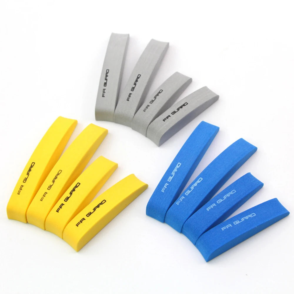 2026 4Pcs Car Door Protector Guard Strip Scratch Protector Car Rubber Bumper Stickers Auto Door Edge Protection Car Decoration