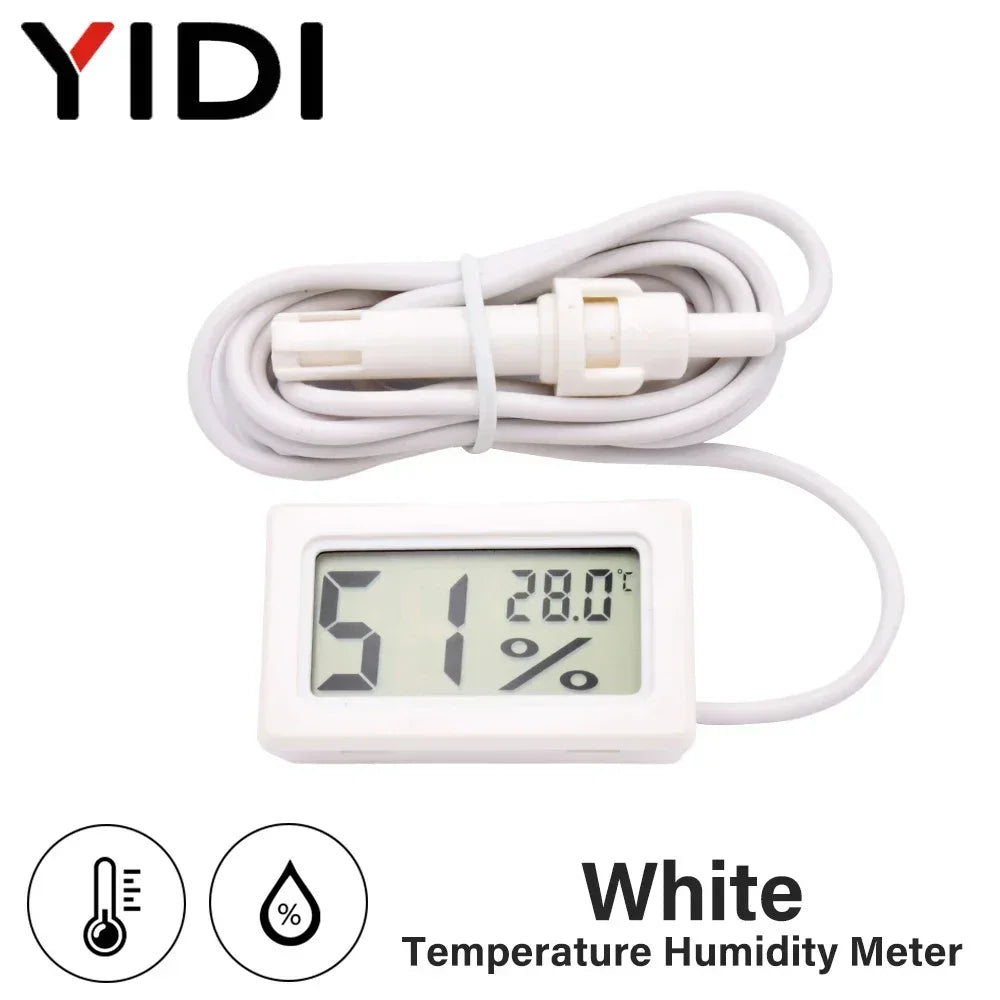 Mini LCD Digital Thermometer Hygrometer | Temperature Humidity Monitor for Incubator alternate view