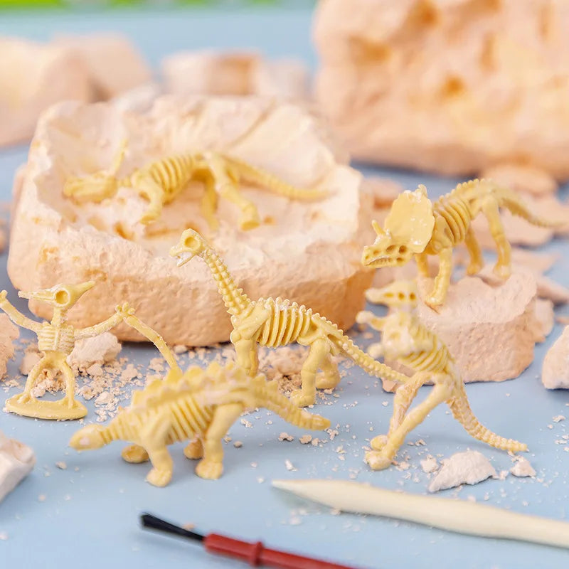 1Pc Dinosaur Fossil Excavation Toys Archaeological Dig DIY Assembly Model Boys Girls Birthday Xmas G
