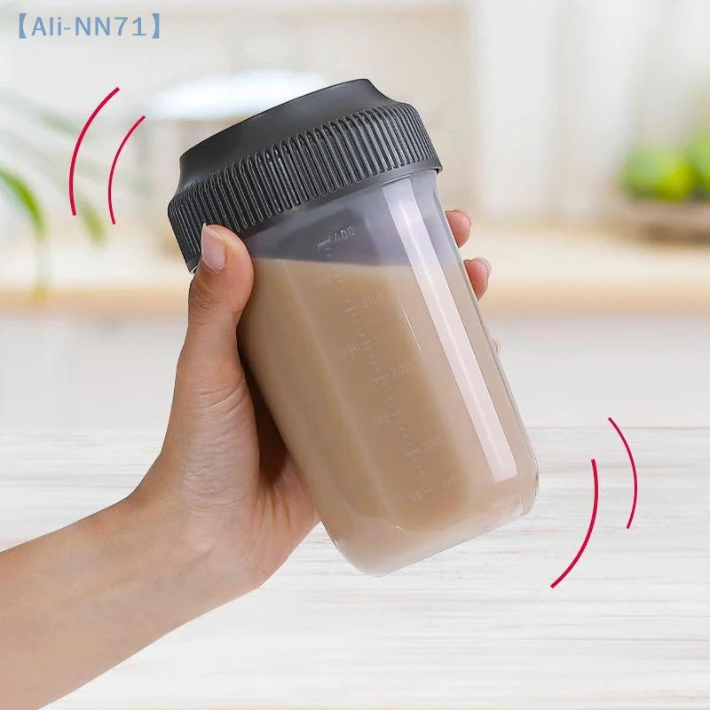 【NN71】400 ML Fitness Shaker Cup For Men And Women Sports Protein Powder Milkshake Mixing detail view