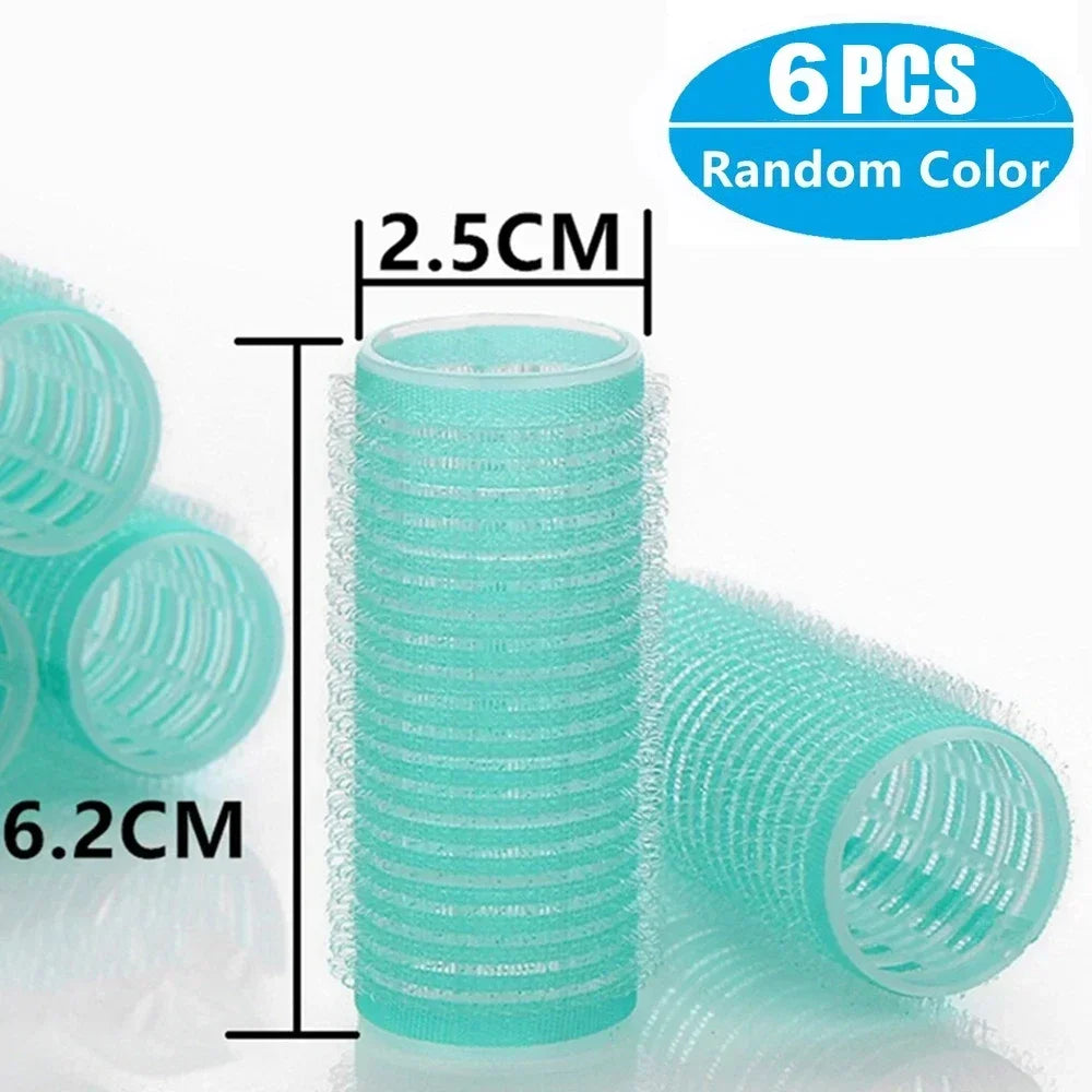Self-Grip Hair Rollers Heatless Hair Curlers | No Heat DIY Styling Tool for Volume an alternate view