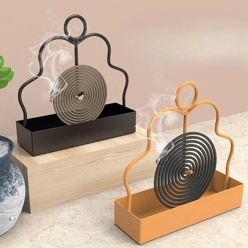 Mosquito Coil Holder & Incense Storage Rack | Indoor Outdoor Repellent Accessory