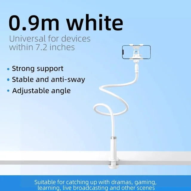 Holder Stand Lazy Bracket Headrest Bed 360 Flexible Long Arms Clamp Mount | 90cm alternate view