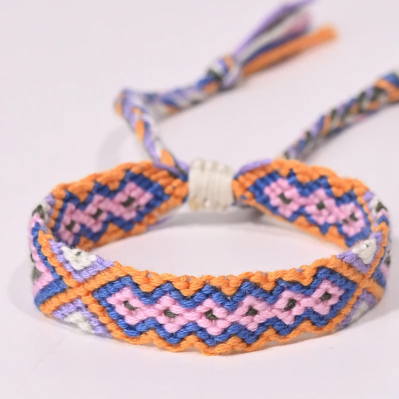 Rope Weave Bohemia Friendship Bracelet | Handmade Summer Beach Style Jewelry detail view