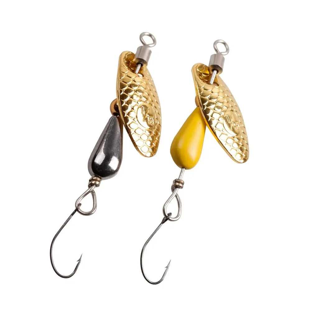 1Pcs Spinner Spoon Metal Bait Fishing Lure 5.5cm/2.8g Sequins Long Shot Spoon Baits additional angle