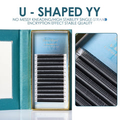 DeceMars 0.07mm U-Shaped YY Eyelash Extensions | Ultra-Fine Pre-Made Volume Lashes alternate view