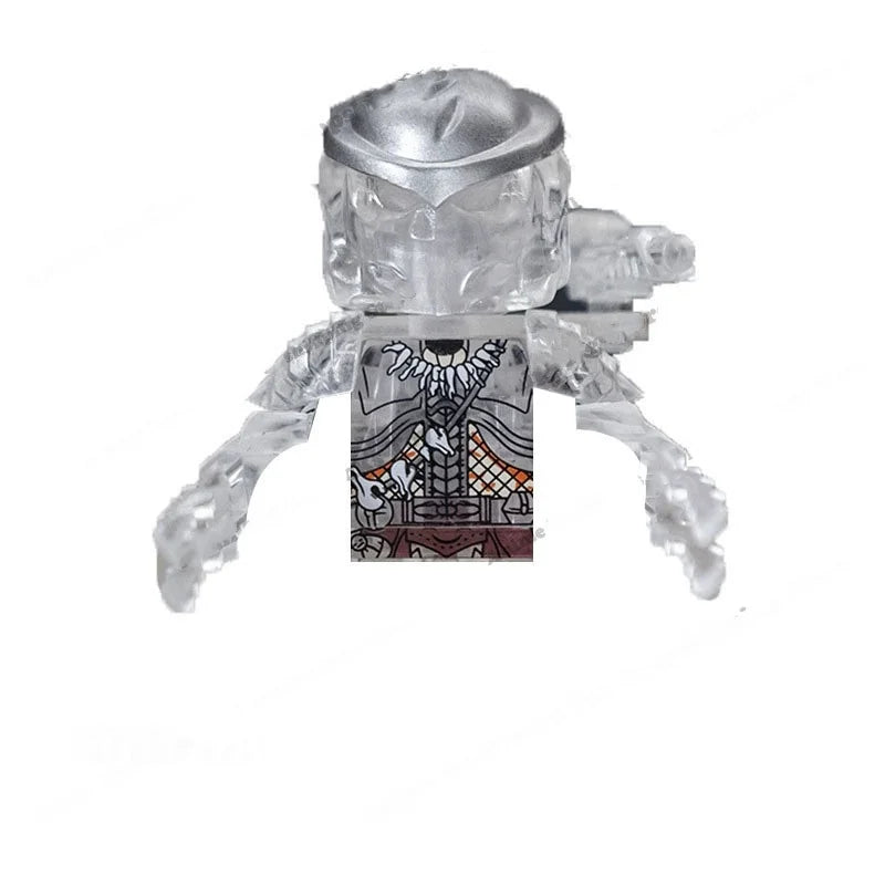 Alien Robot Monster Building Blocks | Creative Horror Movie Building Toy Set