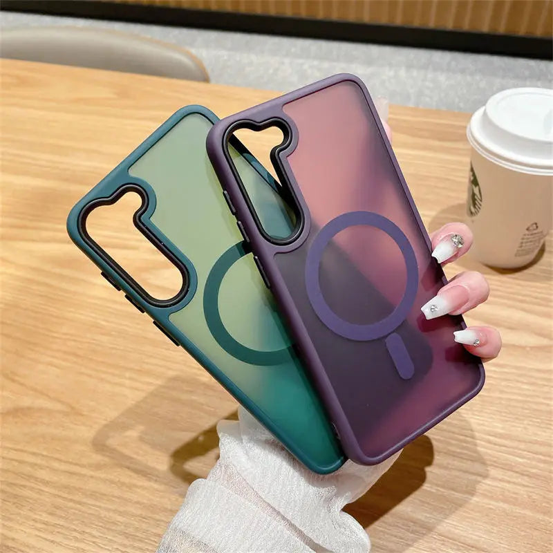 Matte Translucent Magnetic Phone Case – Magsafe - Compatible Business Cover - Onlytenbucks.com