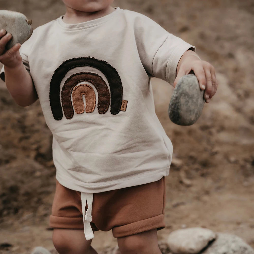 Baby Animal Print Cotton T-Shirt | Short Sleeve Top for Toddlers detail view