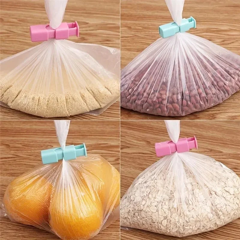 10pcs Food Sealing Clips, Snack Bag Clips, Moisture-proof Fresh-keeping Clips, Plasti alternate view