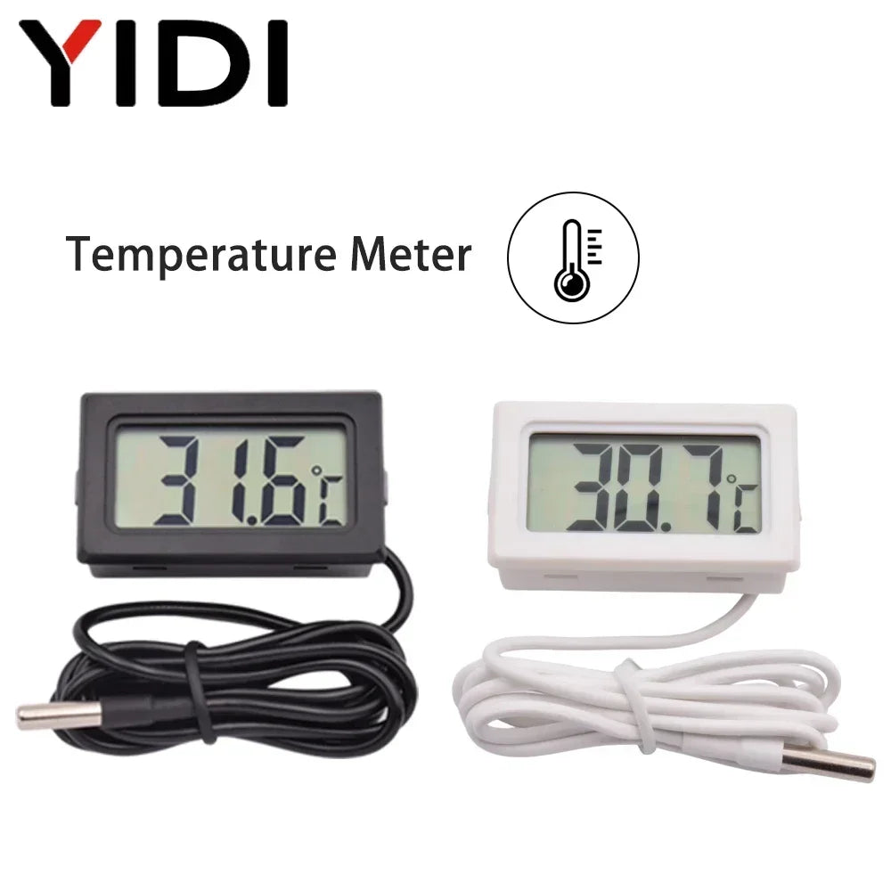 Mini LCD Digital Thermometer Hygrometer | Temperature Humidity Monitor for Incubator Aqu detail view